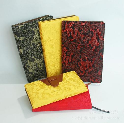 文教辦公用品 簿,本,冊 練習本 廠家供應各種款式中國風絲綢織錦